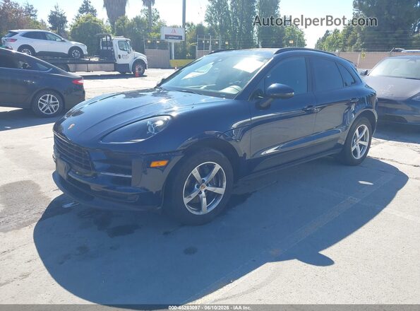 WP1AA2A50MLB01968 2021 PORSCHE MACAN Blue Передня ліва чверть