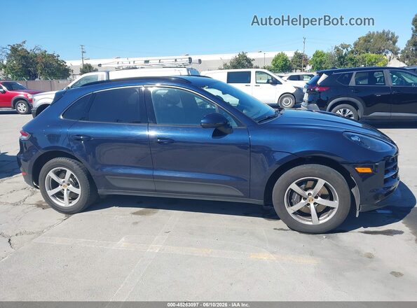 WP1AA2A50MLB01968 2021 PORSCHE MACAN Blue Вид задньої частини салону