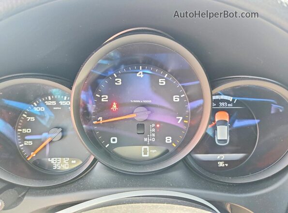 WP1AA2A50MLB03879 2021 PORSCHE MACAN Серый Вид щитка приборов