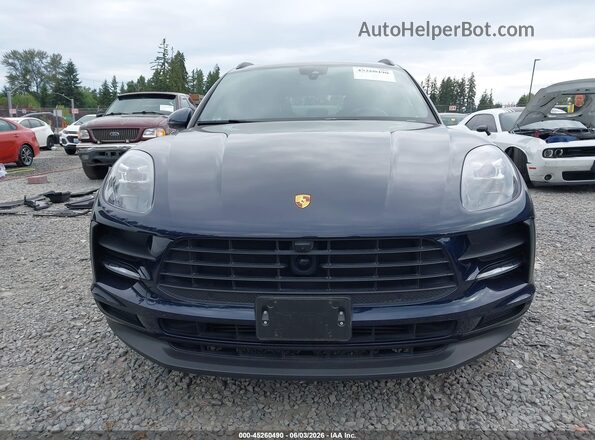 WP1AA2A50MLB17815 2021 PORSCHE MACAN Синий Вид задней части салона