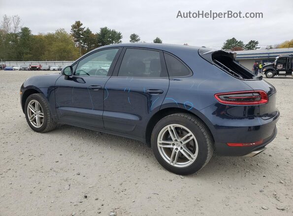 WP1AA2A51JLB21741 2018 PORSCHE MACAN Blue Հետևի ձախ