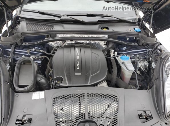 WP1AA2A51JLB21741 2018 PORSCHE MACAN Blue Շարժիչի բաժամունքի տեսք