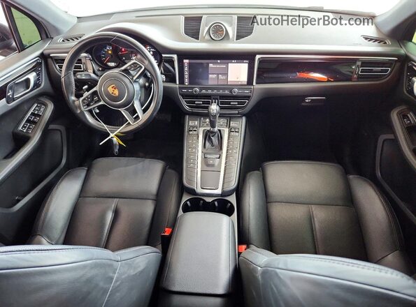 WP1AA2A51KLB03449 2019 PORSCHE MACAN Gray Առջևի վահանակի տեսք