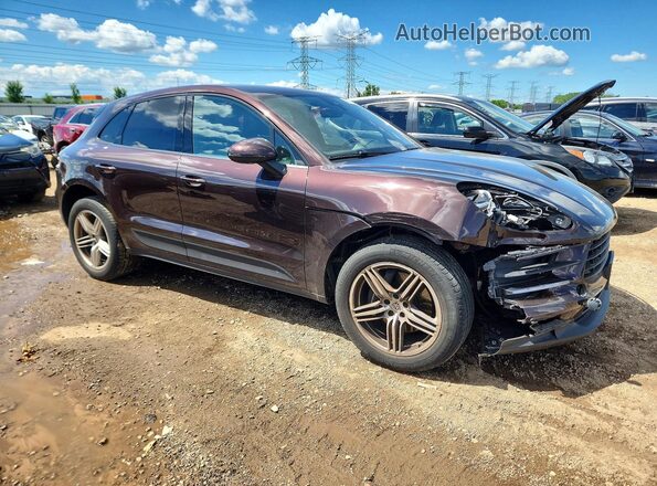 WP1AA2A51MLB16981 2021 PORSCHE MACAN Коричневый Передняя правая четверть