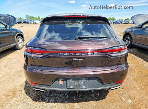 WP1AA2A51MLB16981 2021 PORSCHE MACAN Коричневый Вид сзади