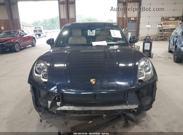 WP1AA2A52HLB02013 2017 PORSCHE MACAN Dark Blue Սալոնի հետևի տեսք