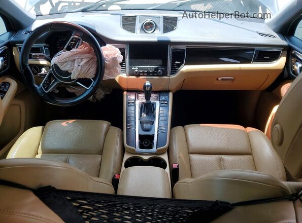 WP1AA2A52HLB09107 2017 PORSCHE MACAN Blue Vista del salpicadero