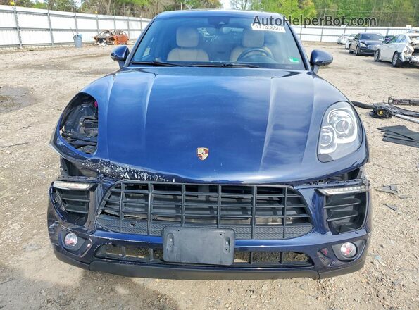 WP1AA2A52JLB18072 2018 PORSCHE MACAN Blue Դիմացի տեսք