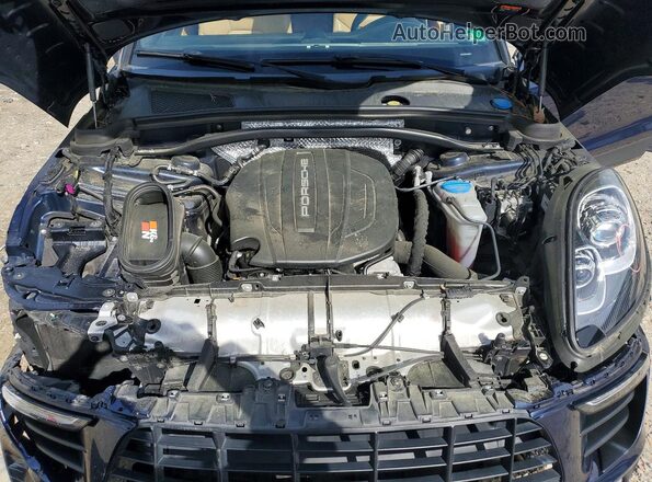 WP1AA2A52JLB18072 2018 PORSCHE MACAN Blue Շարժիչի բաժամունքի տեսք