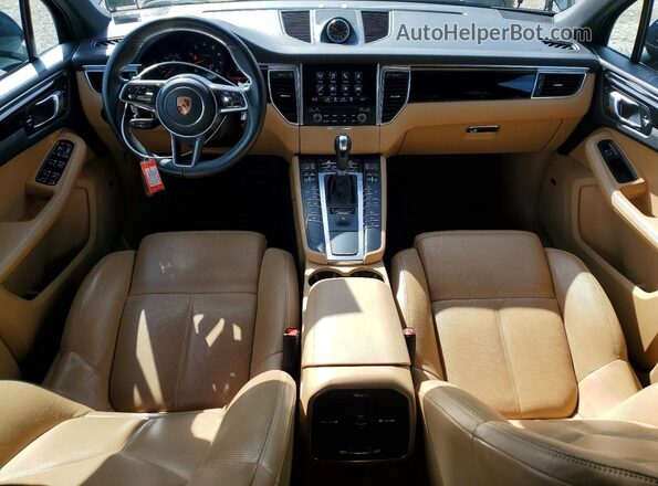 WP1AA2A52JLB18072 2018 PORSCHE MACAN Blue Առջևի վահանակի տեսք