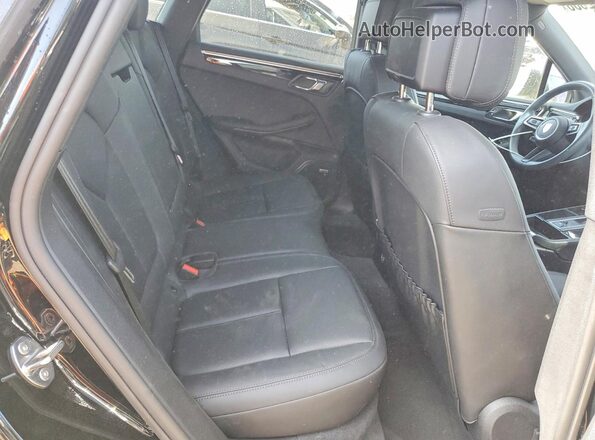 WP1AA2A52NLB07448 2022 PORSCHE MACAN Black Rear seats view