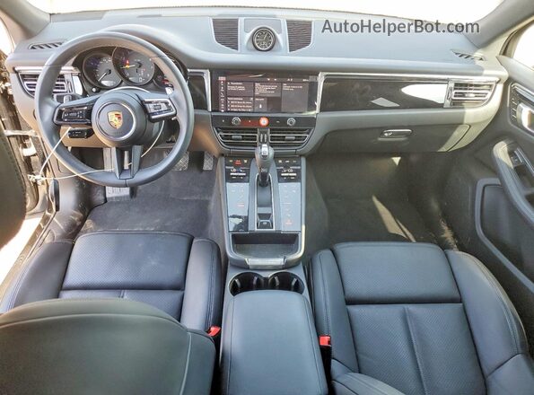 WP1AA2A52NLB07448 2022 PORSCHE MACAN Black Dashboard view