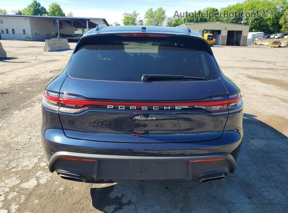 WP1AA2A53NLB01545 2022 PORSCHE MACAN Blue Widok z tyłu