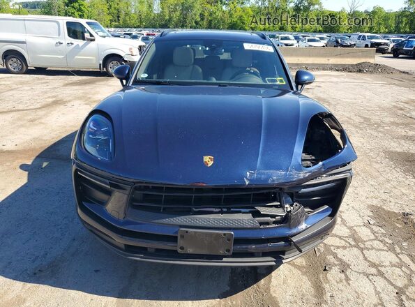 WP1AA2A53NLB01545 2022 PORSCHE MACAN Blue Widok z przodu