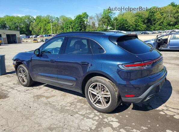 WP1AA2A53NLB01545 2022 PORSCHE MACAN Blue Tył lewy