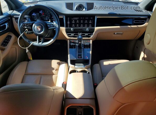 WP1AA2A53NLB01545 2022 PORSCHE MACAN Blue Widok deski rozdzielczej