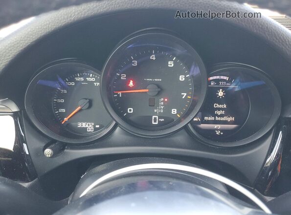 WP1AA2A54KLB03414 2019 PORSCHE MACAN Black Instrument cluster view