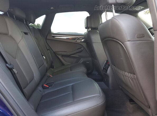 WP1AA2A54NLB00095 2022 PORSCHE MACAN Blue Vista interior trasera