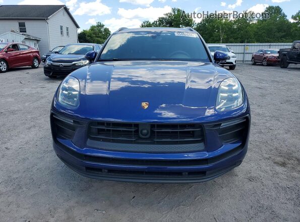WP1AA2A54NLB00095 2022 PORSCHE MACAN Blue Vista frontal