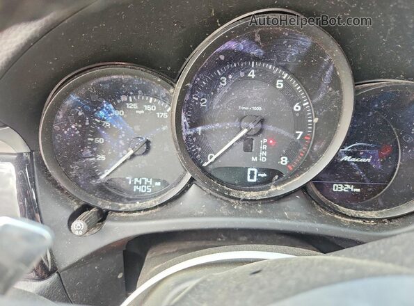 WP1AA2A54PLB07759 2023 PORSCHE MACAN Burgundy Instrument cluster view