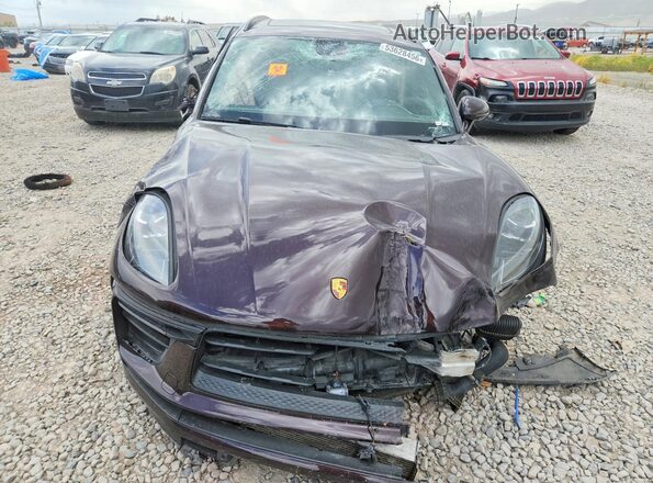 WP1AA2A54PLB07759 2023 PORSCHE MACAN Burgundy Front view