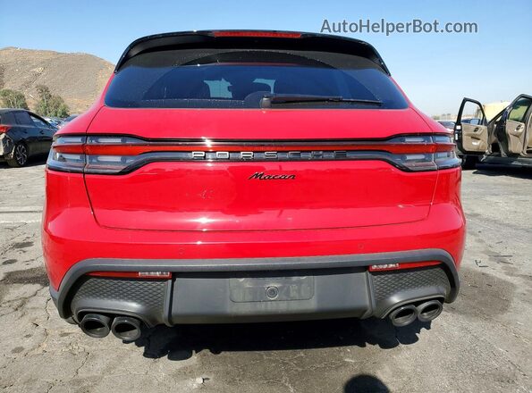WP1AA2A54PLB08877 2023 PORSCHE MACAN Red Widok z tyłu
