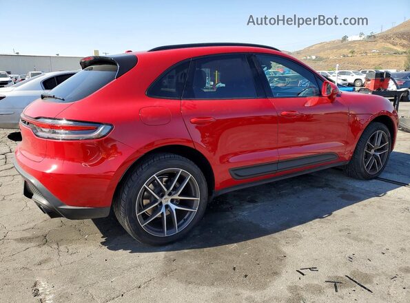 WP1AA2A54PLB08877 2023 PORSCHE MACAN Red Tył prawy