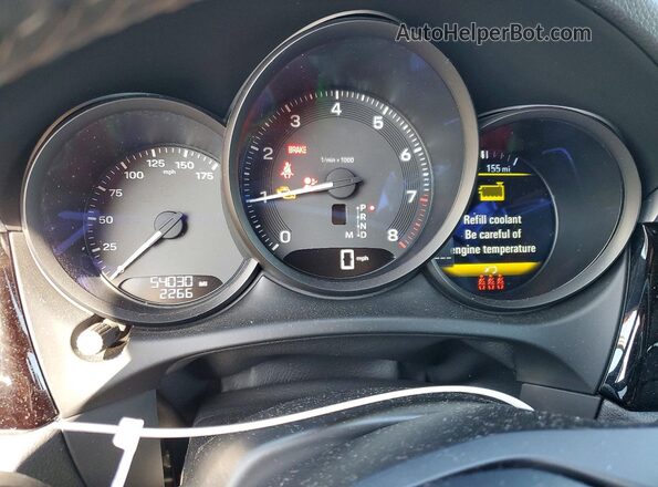 WP1AA2A54PLB08877 2023 PORSCHE MACAN Red Widok zestawu wskaźników