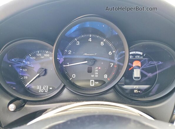 WP1AA2A54PLB14341 2023 PORSCHE MACAN Black Instrument cluster view