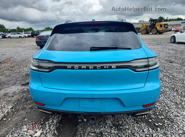 WP1AA2A55LLB10387 2020 PORSCHE MACAN Бирюзовый Вид сзади