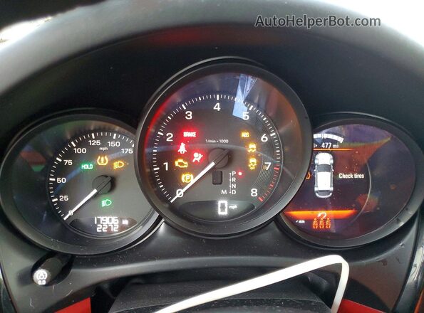 WP1AA2A55PLB19449 2023 PORSCHE MACAN Black Instrument cluster view