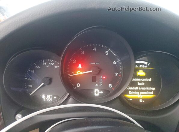 WP1AA2A55SLB09335 2025 PORSCHE MACAN Black ხელსაწყოთა პანელის ხედი