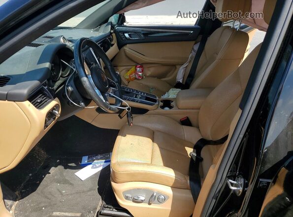 WP1AA2A56JLB02036 2018 PORSCHE MACAN Black Вид салону спереду