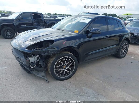 WP1AA2A56JLB12016 2018 PORSCHE MACAN Black წინა მარცხენა ხედი სამი მეოთხედიდან