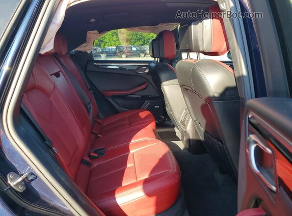WP1AA2A56NLB07114 2022 PORSCHE MACAN Blue Вид задньої частини салону