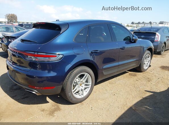 WP1AA2A57KLB02094 2019 PORSCHE MACAN Синий Задняя правая четверть