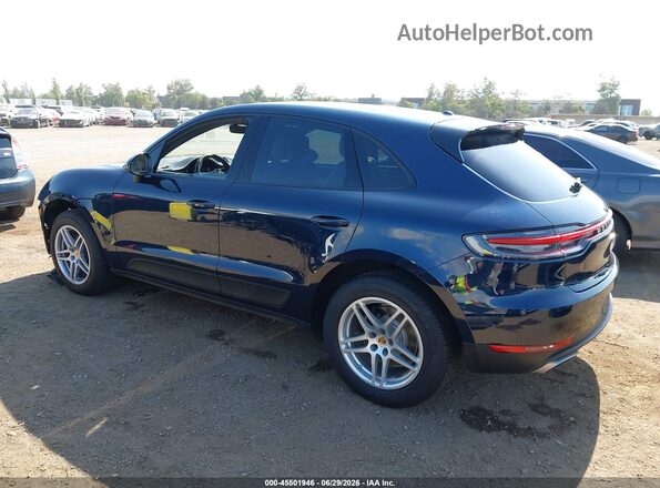 WP1AA2A57KLB02094 2019 PORSCHE MACAN Синий Задняя левая четверть