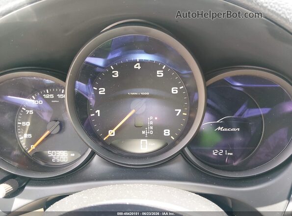 WP1AA2A57MLB12188 2021 PORSCHE MACAN Белый Вид задних сидений