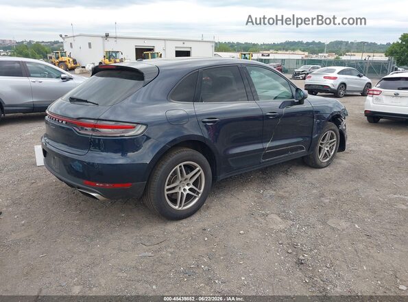 WP1AA2A58LLB05300 2020 PORSCHE MACAN Dark Blue Задняя правая четверть