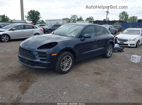 WP1AA2A58LLB05300 2020 PORSCHE MACAN Dark Blue Передняя левая четверть