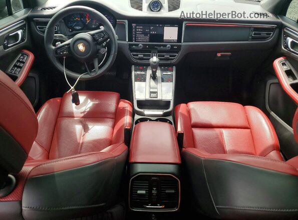WP1AA2A58PLB00944 2023 PORSCHE MACAN Black Widok deski rozdzielczej