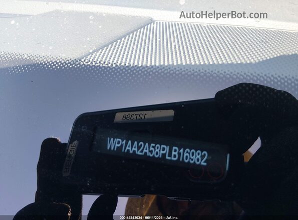WP1AA2A58PLB16982 2023 PORSCHE MACAN Black Vista del compartimento del motor