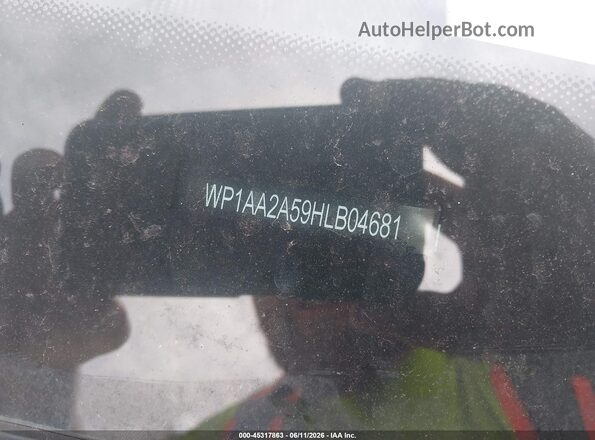 WP1AA2A59HLB04681 2017 PORSCHE MACAN Silver 