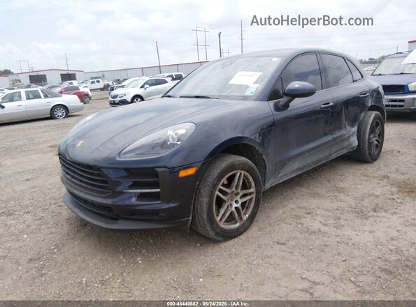WP1AA2A59KLB06678 2019 PORSCHE MACAN Blue Przód lewy