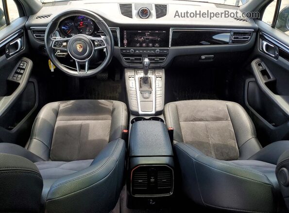 WP1AA2A59LLB05564 2020 PORSCHE MACAN Black Widok deski rozdzielczej