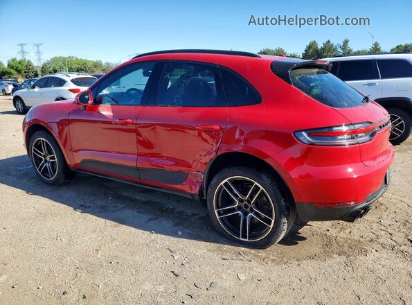WP1AA2A59MLB17246 2021 PORSCHE MACAN Red Հետևի ձախ