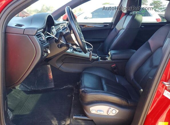 WP1AA2A59MLB17246 2021 PORSCHE MACAN Red Սալոնի դիմացի տեսք
