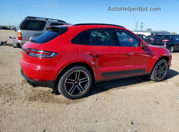 WP1AA2A59MLB17246 2021 PORSCHE MACAN Red Հետևի աջ