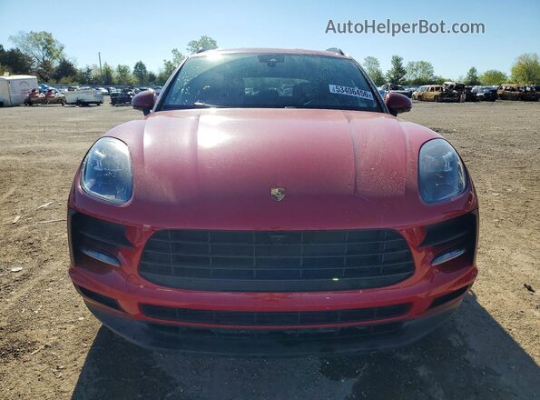 WP1AA2A59MLB17246 2021 PORSCHE MACAN Red Դիմացի տեսք
