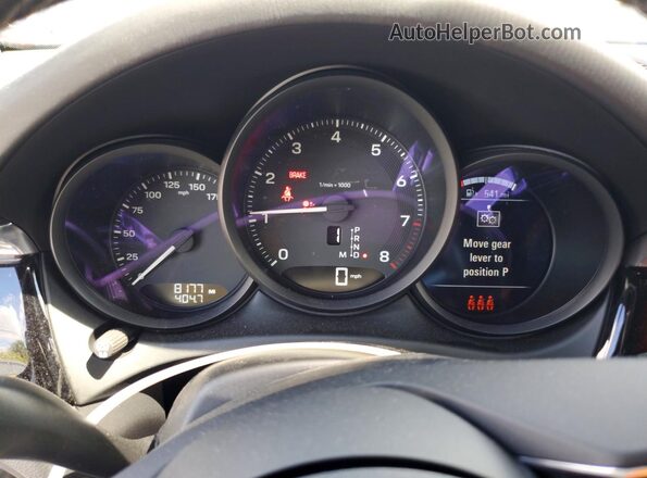 WP1AA2A59SLB12299 2025 PORSCHE MACAN Черный Вид щитка приборов